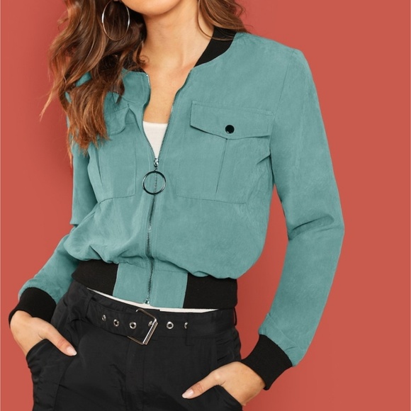 2xHP - Fall Cropped Bomber Jacket - Picture 6 of 6